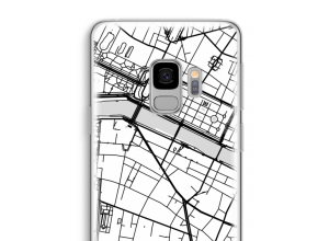 Put a city map on your Samsung Galaxy S9 case