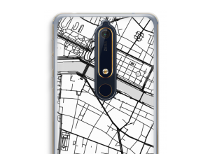 Put a city map on your Nokia 6 (2018) case