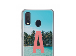 Make your own Samsung Galaxy A40 monogram case
