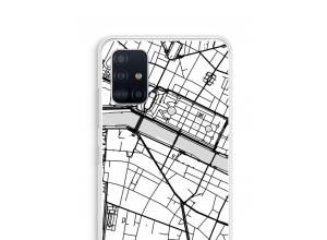 Put a city map on your Samsung Galaxy A51 4G case
