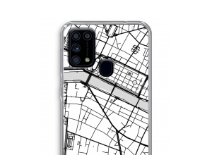 Put a city map on your Samsung Galaxy M31 case