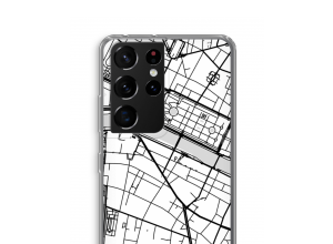 Put a city map on your Samsung Galaxy S21 Ultra case