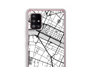 Put a city map on your Samsung Galaxy A51 5G case