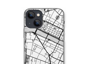 Put a city map on your iPhone 13 mini case